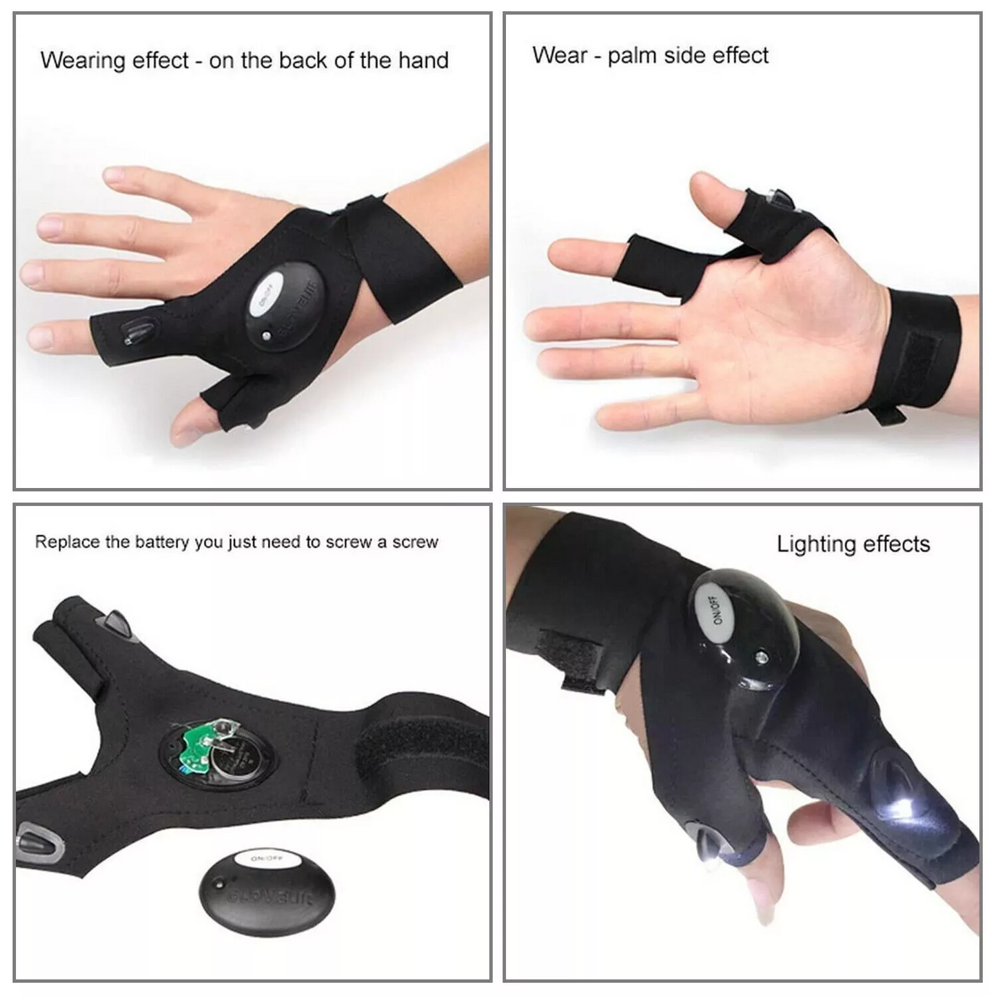 Flashlight Gloves